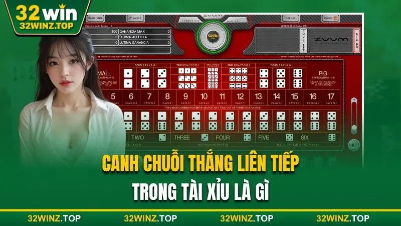 Canh chuỗi thắng trong tài xỉu